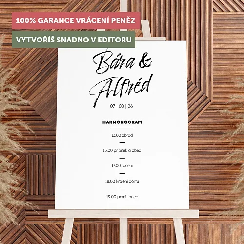 Svatební harmonogram