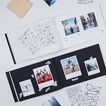 dřevěné fotoalbum
