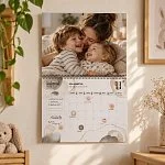 DIY fotokalendář se samolepkami