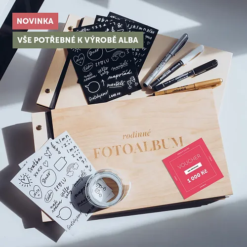 fotoalbum – kreativní DIY sada ❤️