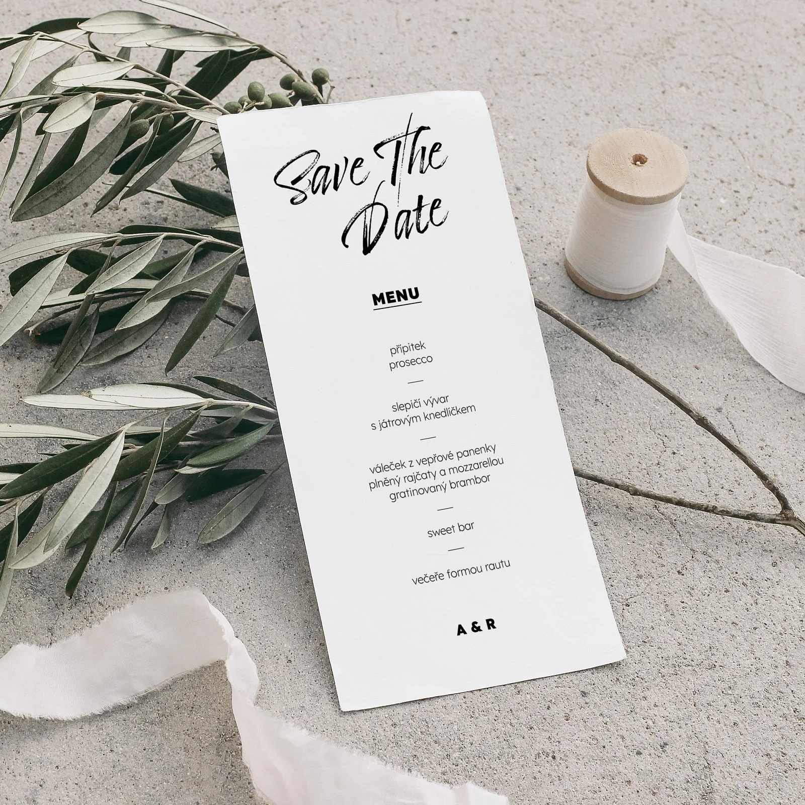 svatební menu No.20