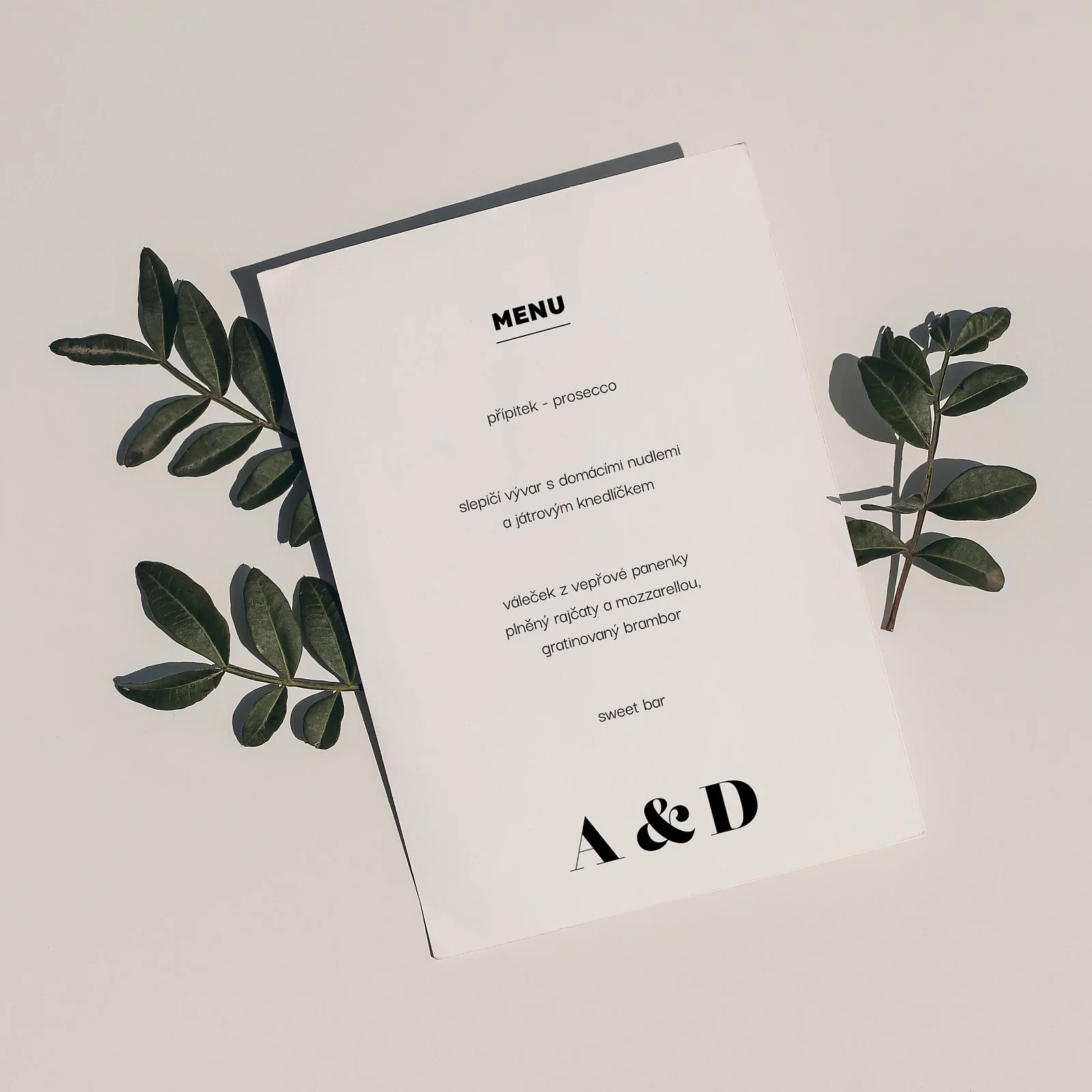 svatební menu No.4