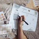 DIY fotokalendář se samolepkami