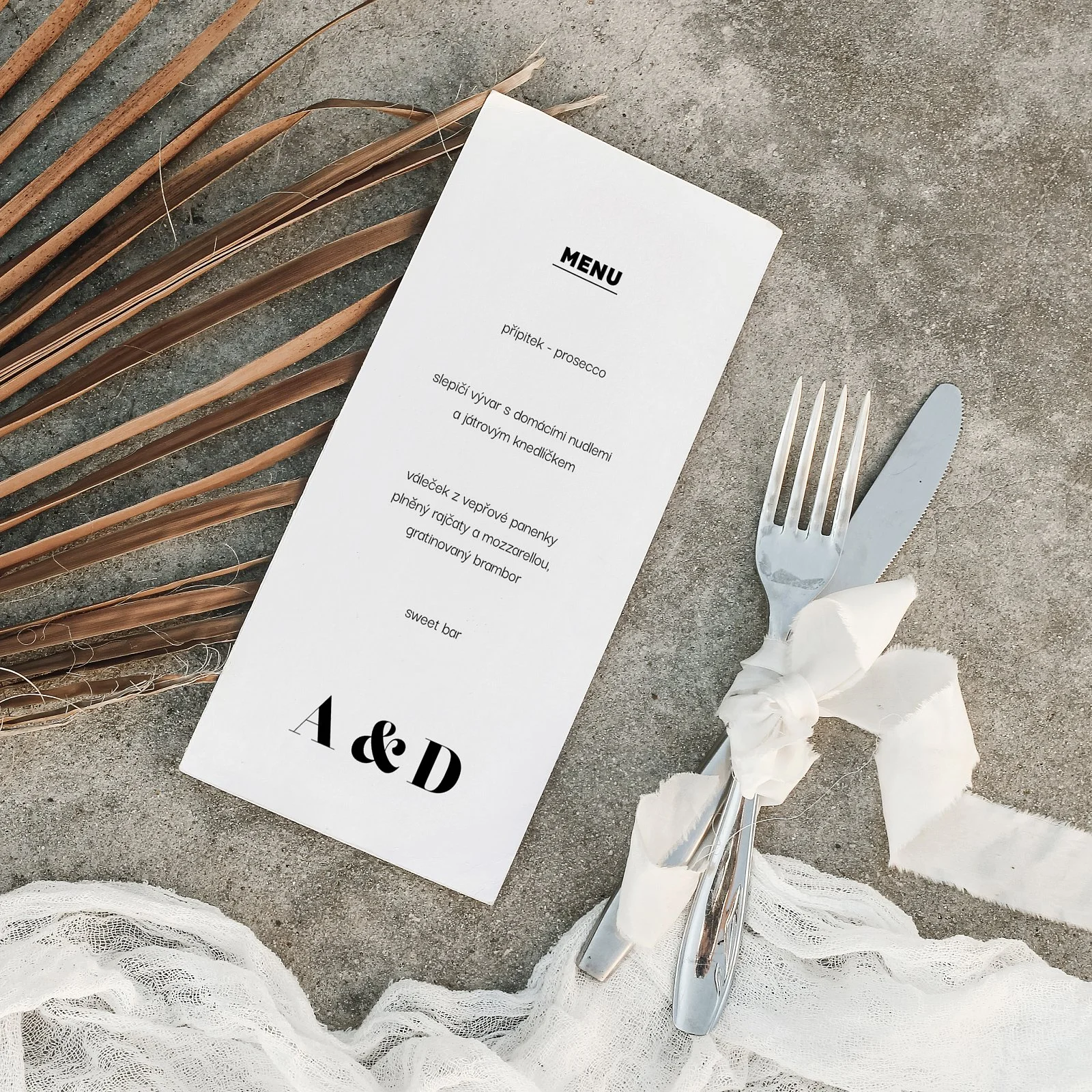 svatební menu No.4