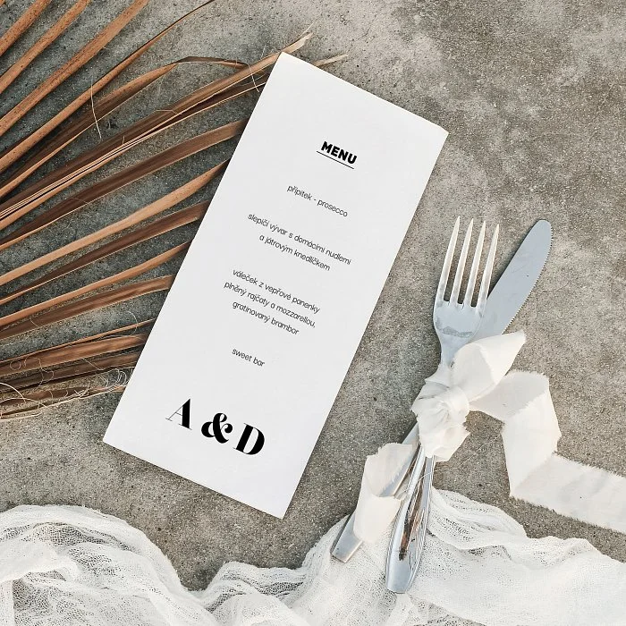 svatební menu No.4