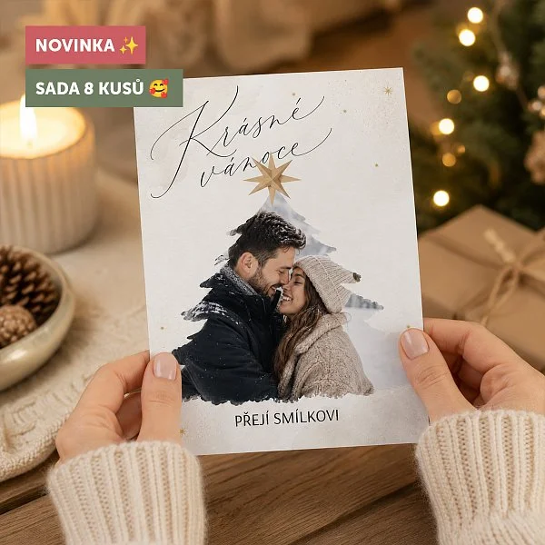 vánoční přání No.4 - SADA 8ks