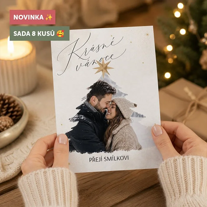 vánoční přání No.4 - SADA 8ks