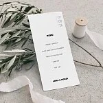 svatební menu No.5