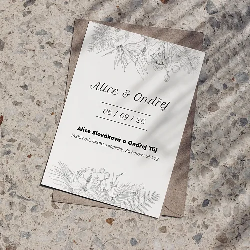 svatební oznámení No.13