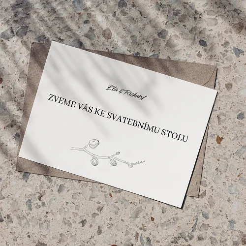 pozvání ke stolu No.19