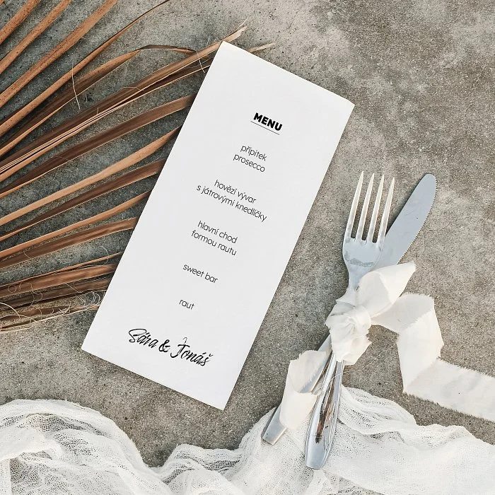 svatební menu No.7