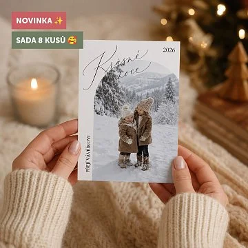 vánoční přání No.6 - SADA 8ks