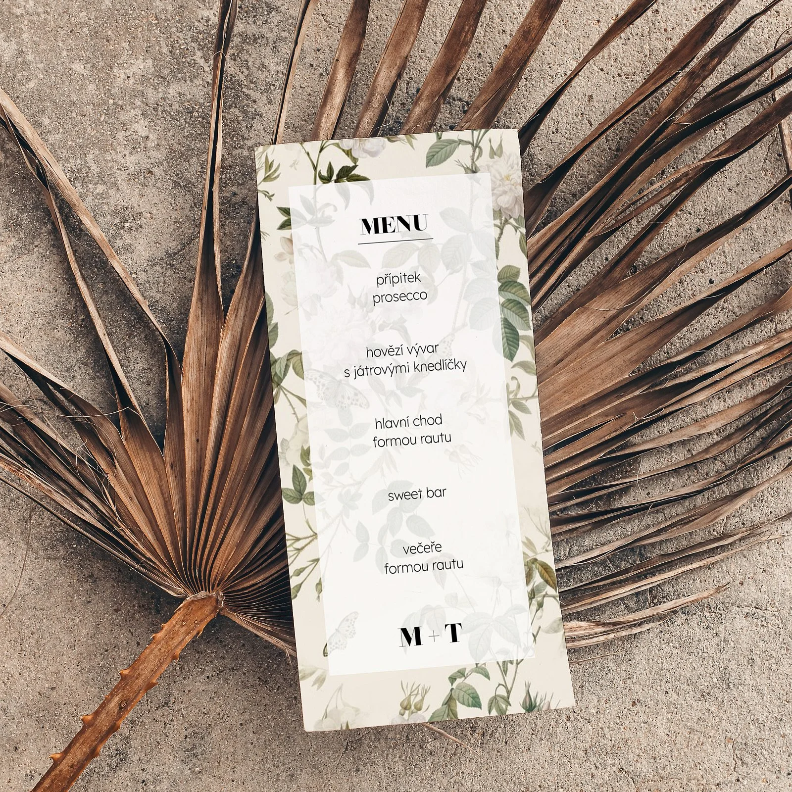 svatební menu No.16