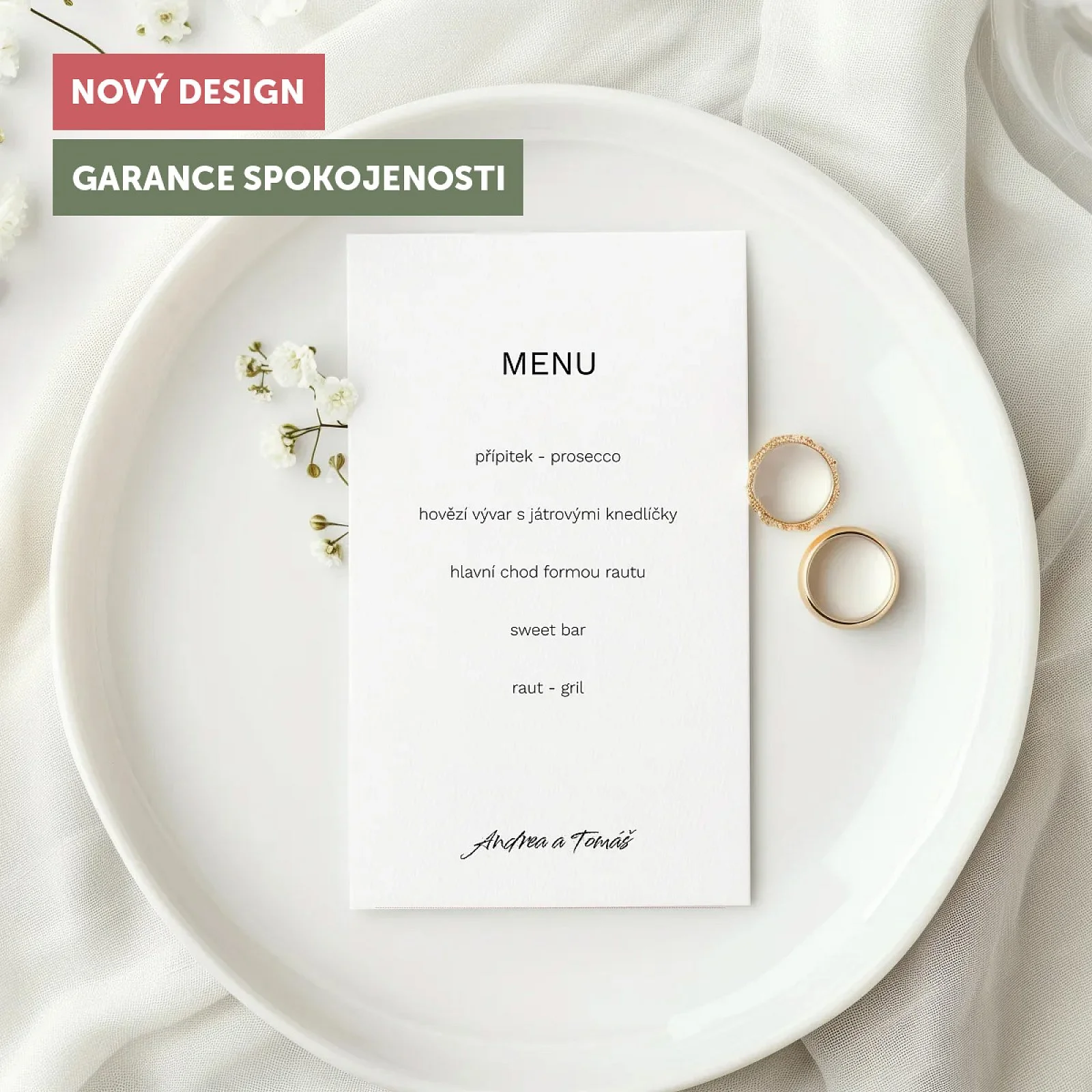 svatební menu No.1