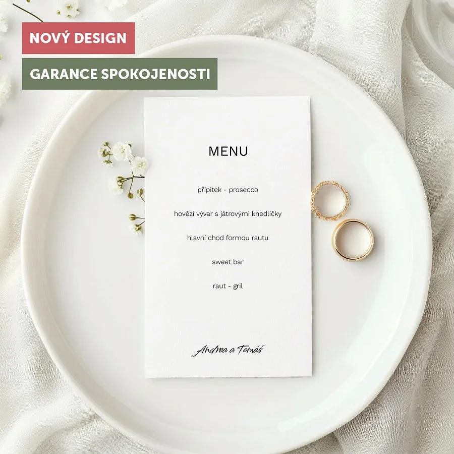 svatební menu No.1