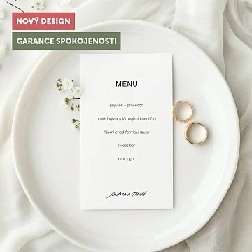 svatební menu No.1