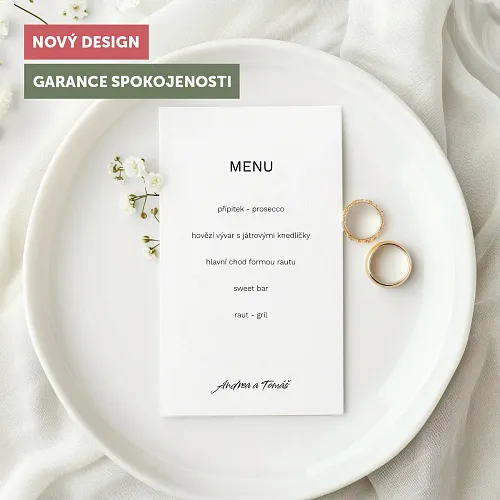svatební menu No.1