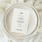 svatební menu No.6
