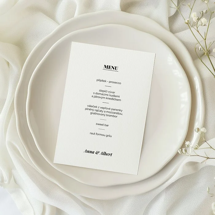 svatební menu No.6