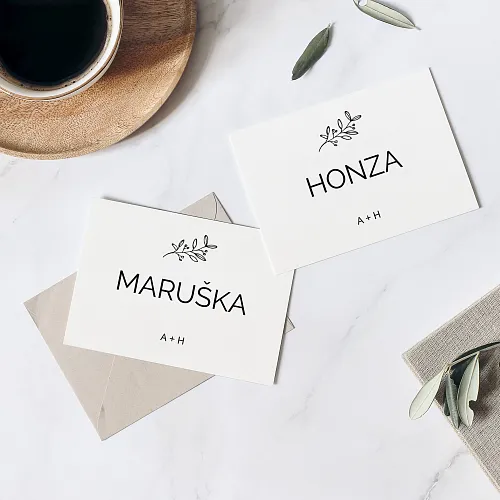 svatební jmenovka No.8