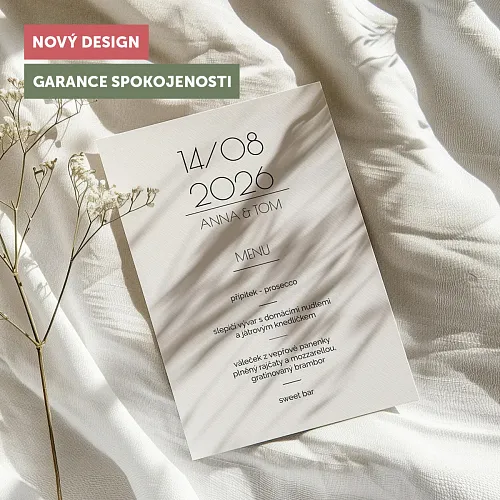 svatební menu No.2