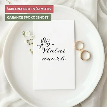 svatební menu vlastní návrh