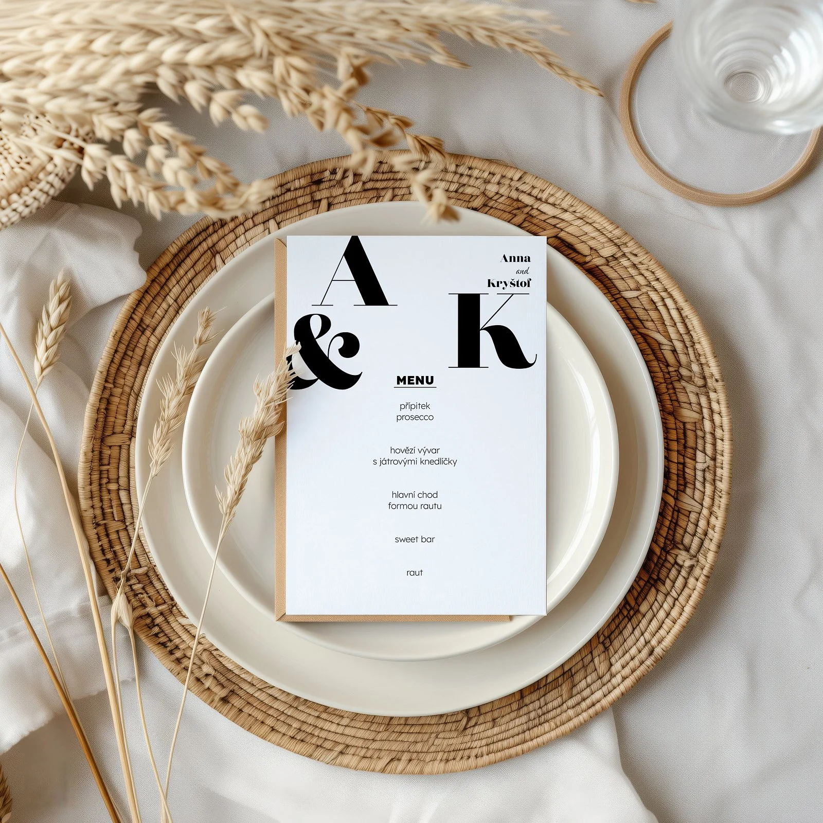 svatební menu No.9