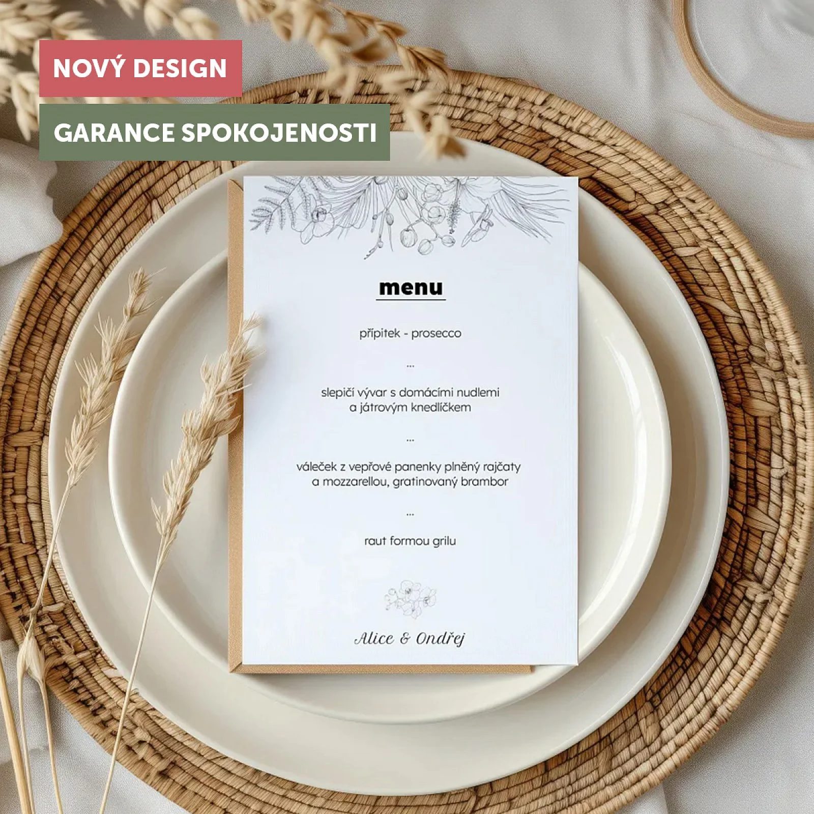 svatební menu No.13