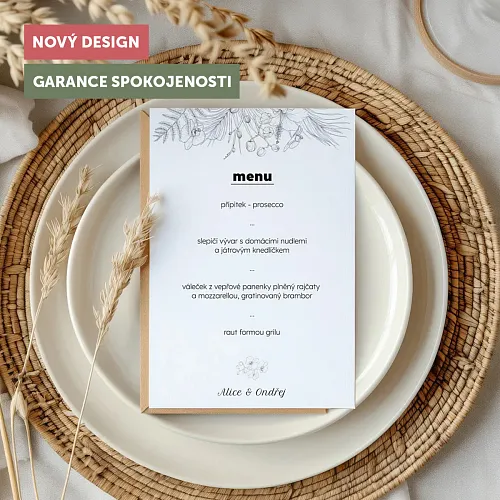 svatební menu No.13