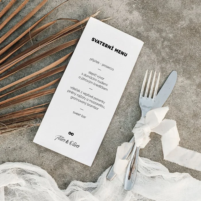 svatební menu No.3