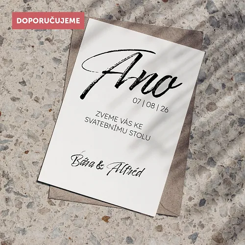 pozvání ke stolu No.15