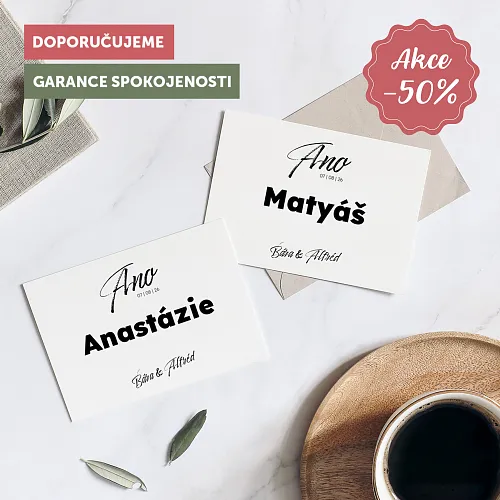 svatební jmenovka No. 15