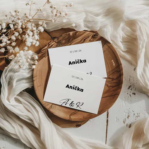 svatební jmenovka No. 20