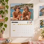 DIY fotokalendář se samolepkami
