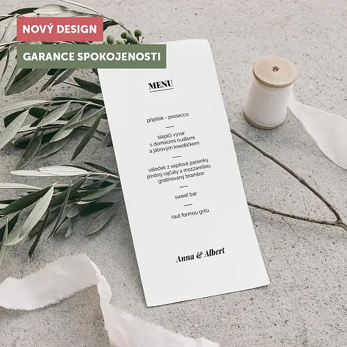 svatební menu No.6