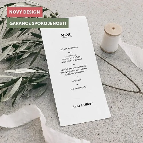 svatební menu No.6