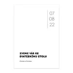 pozvání ke stolu No.5