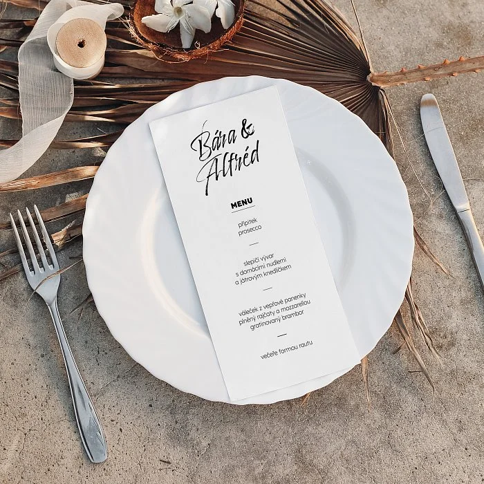 svatební menu No.15