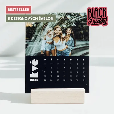 designový stolní kalendář