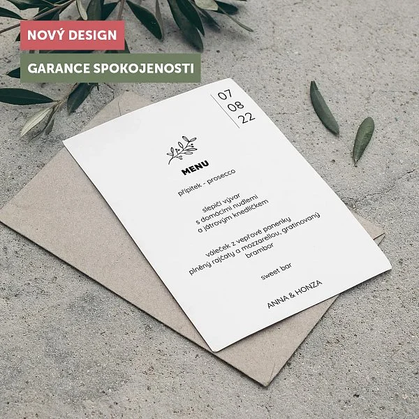 svatební menu No.8