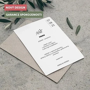 svatební menu No.8