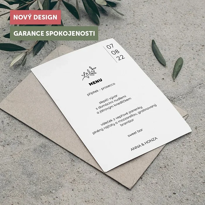 svatební menu No.8