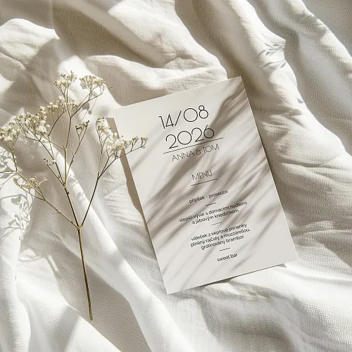 svatební menu No.2