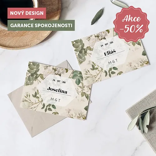 svatební jmenovka No. 16