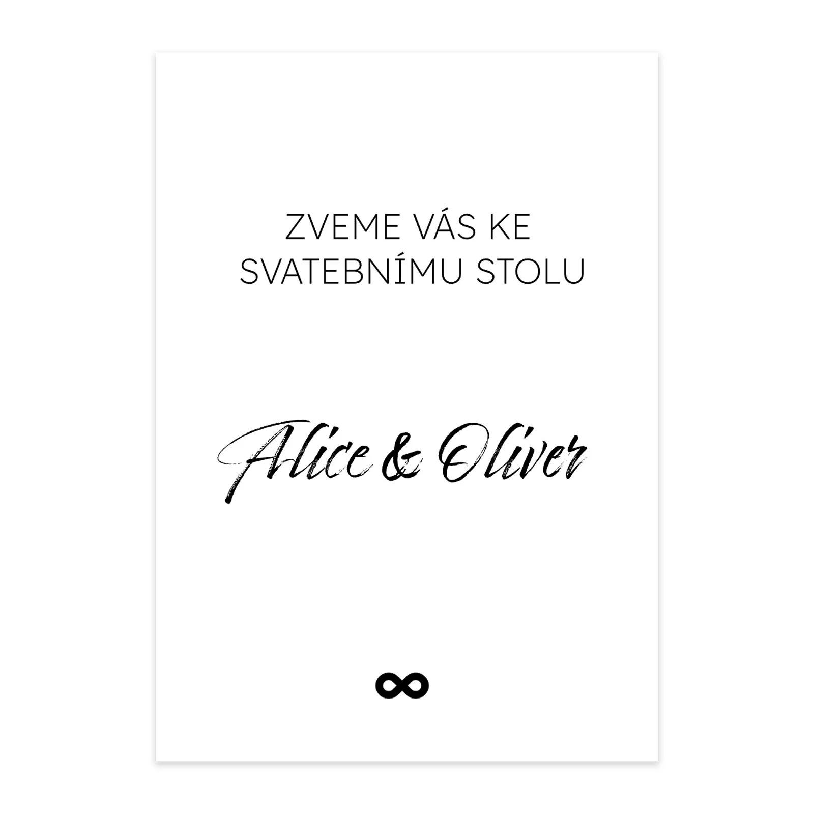 pozvání ke stolu No.3