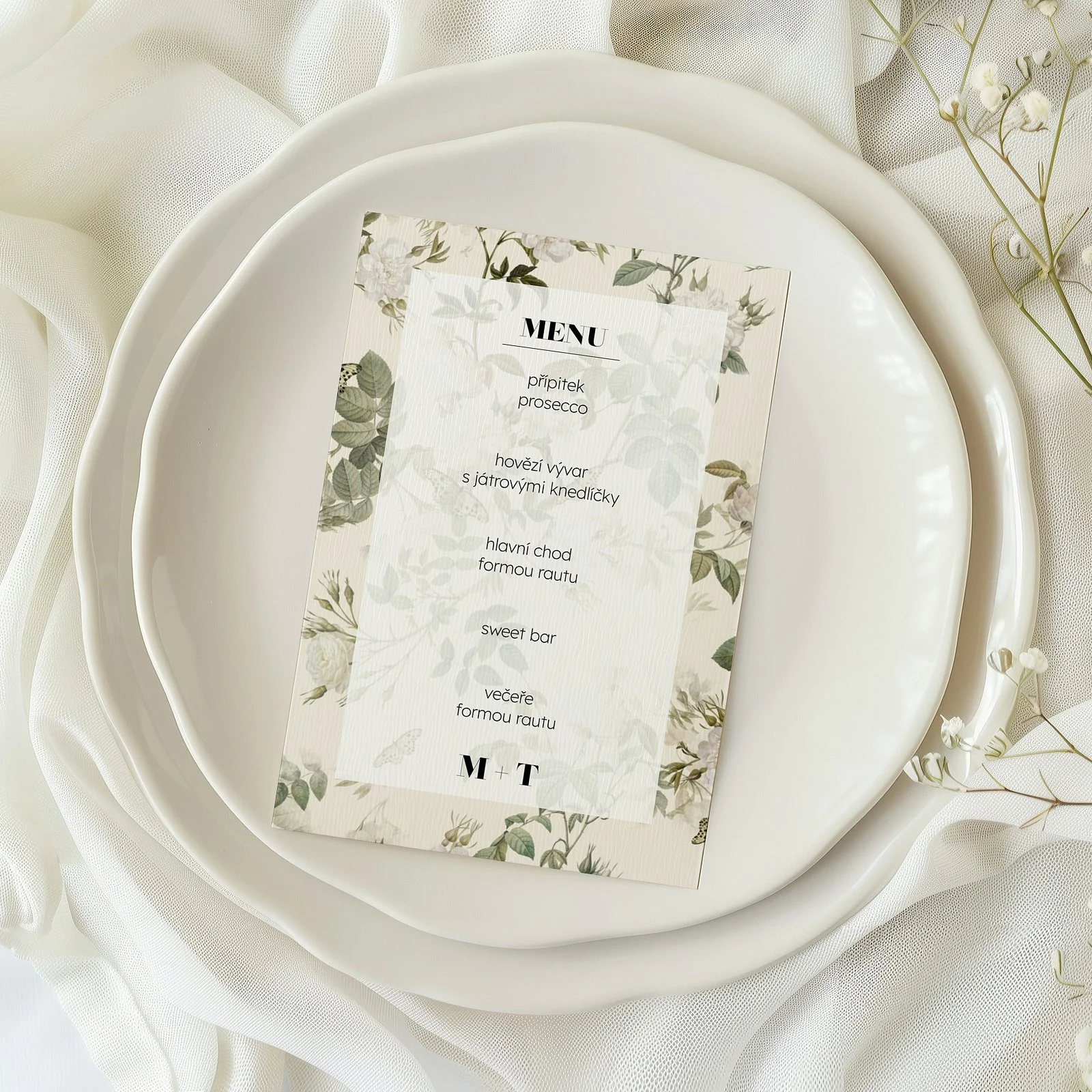 svatební menu No.16