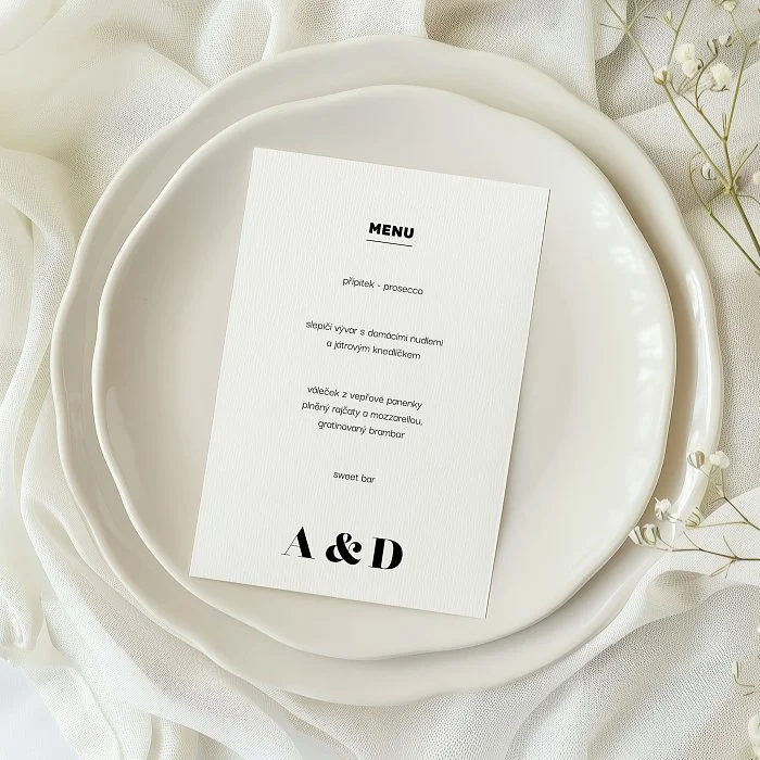 svatební menu No.4