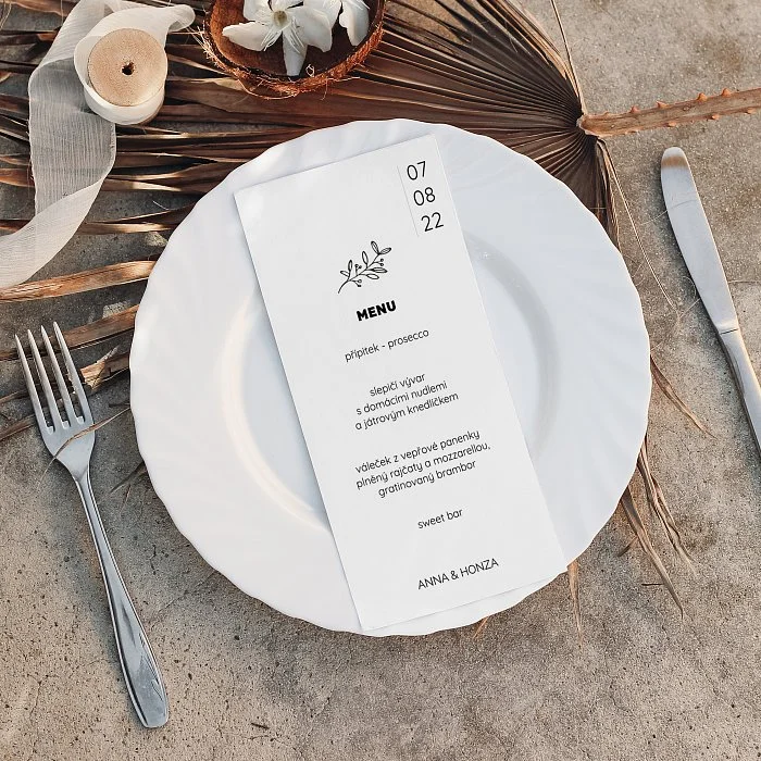 svatební menu No.8