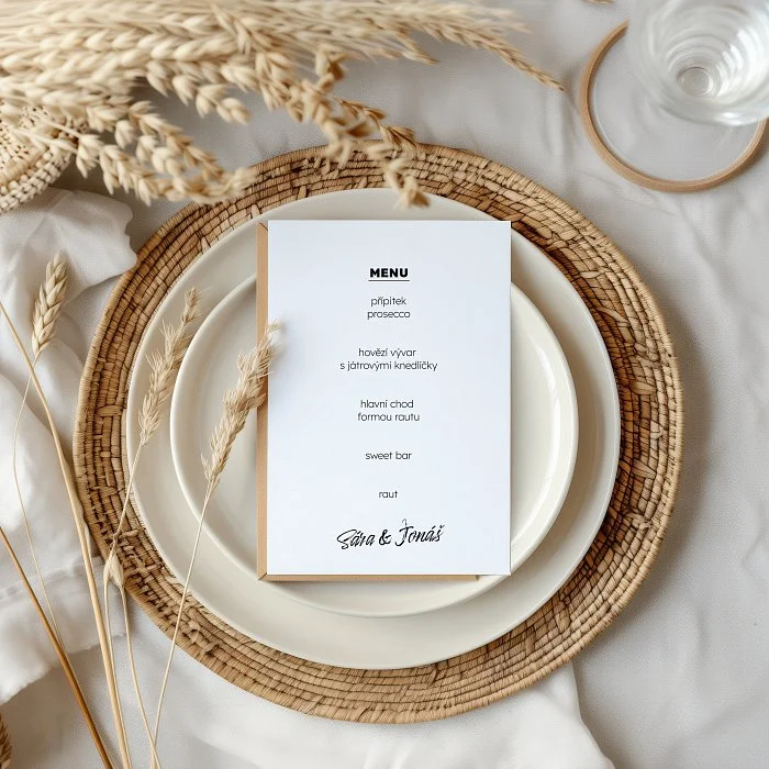 svatební menu No.7