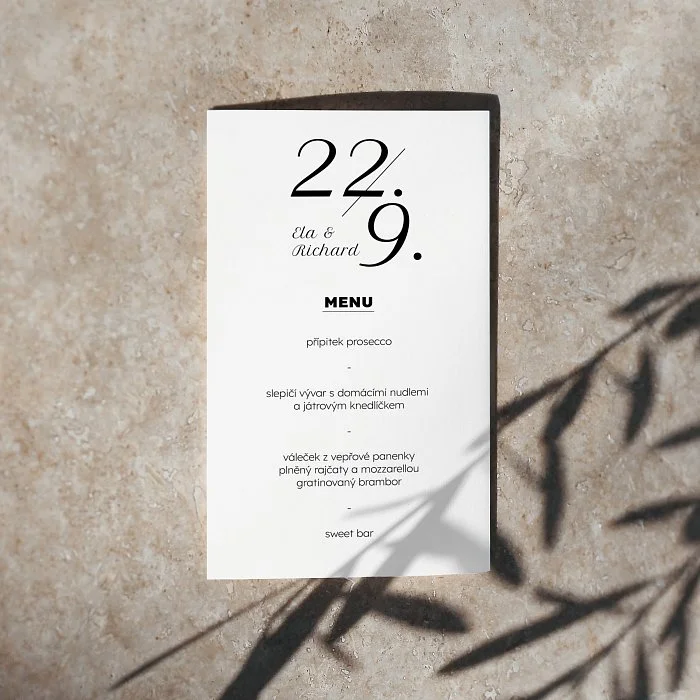 svatební menu No.17
